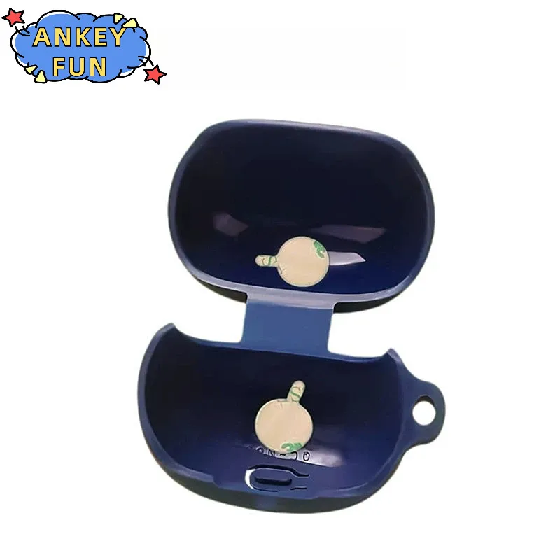 Compatible with QCY MeloBuds N65 ﻿ Silicone Cases With Hook Protective Shockproof Wireless Earphone Cover with Carabiner Lanyard view 4