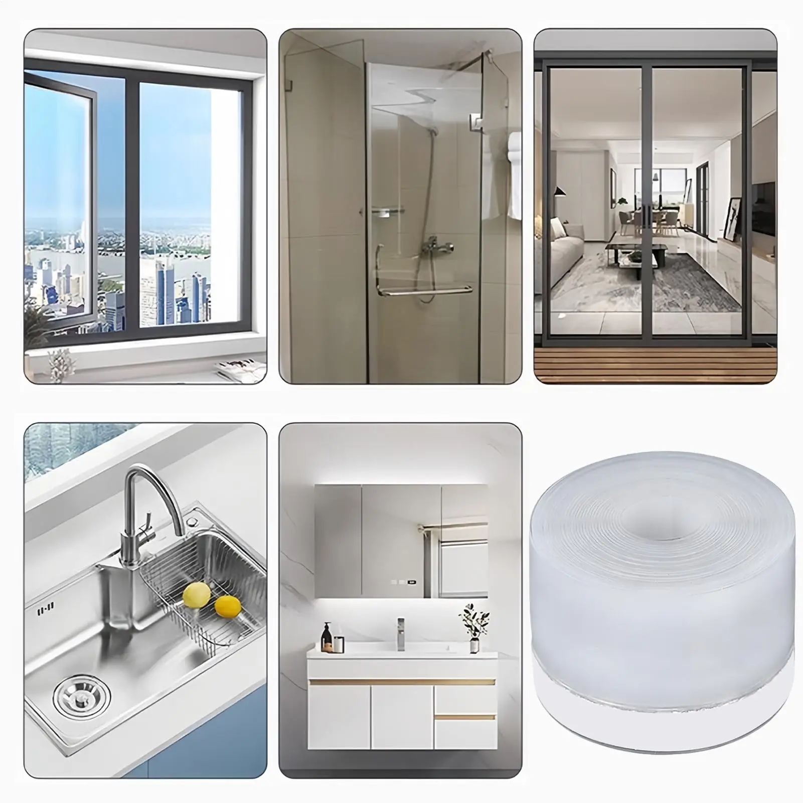 

Уплотнитель для дверей, самоклеящаяся звукоизоляционная сверхмощная лента для душевых дверей, изоляционная лента для дома, общежития, офиса, квартиры