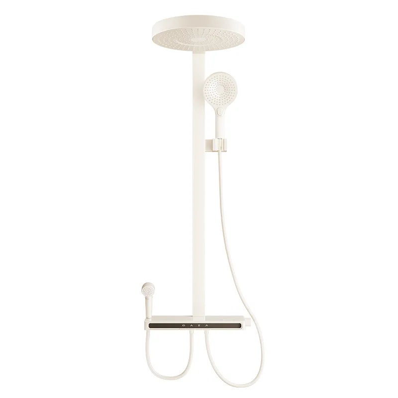 

Cream wind, constant temperature, digital display, shower, nozzle, household, bathroom, piano keys, pressurization
