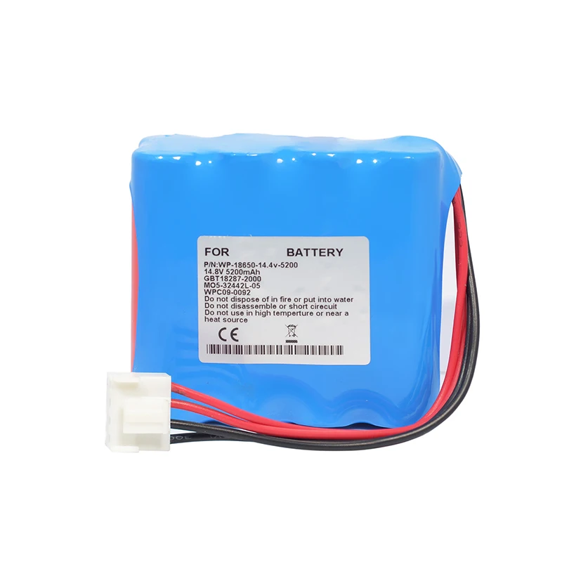 WP-18650-14.4-5200 Capacity 5200mAh 14.4v LI-ion battery suitable for medical monitors of CONTAC ECG1201, ECG1201G, ECG -1112