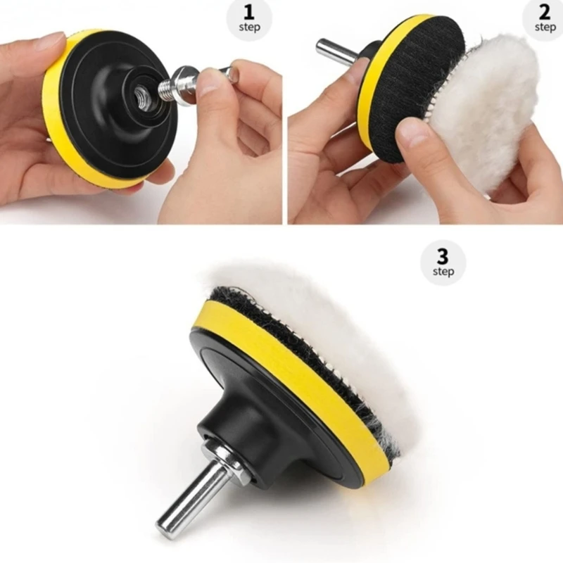8Pcs Car Polishing Sponges 7Inch Size for Efficient Auto Waxing and Buffing