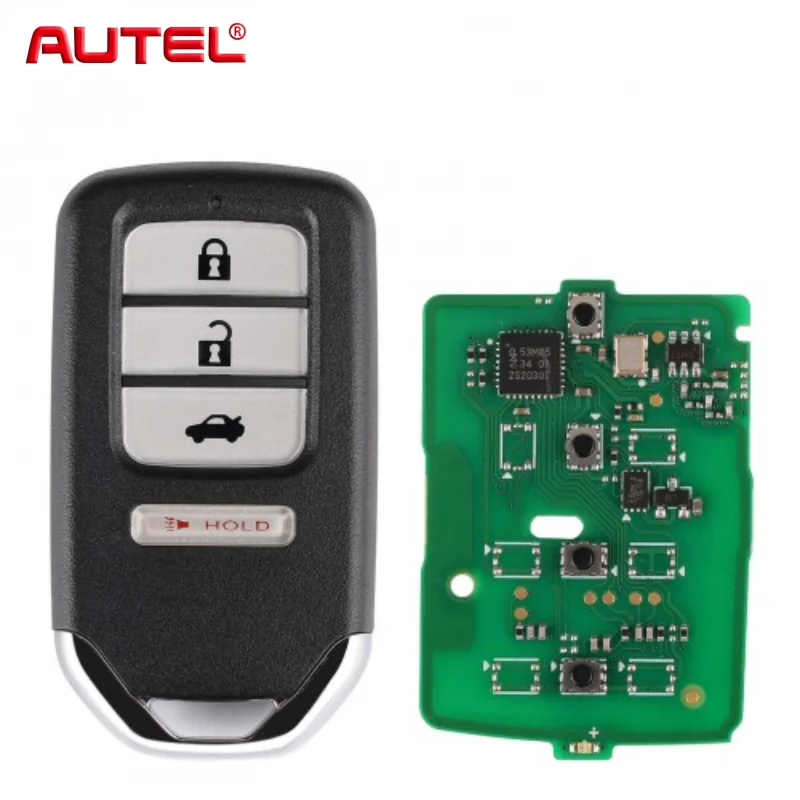 1PCS Autel IKEYHD004AL HD004ALUniversal Smart Remote Key 4 Buttons For Honda For Autel Smart Key For KM100 IM508 IM608 KM100E