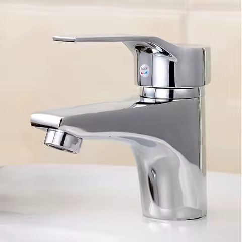 Toilet Countertop Faucet Single Handle Basin Faucet Chrome Single-handle Cold Hot Water Tap Bathroom Faucets Deck Mounted