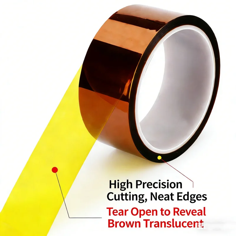 33M 3-50mm Kapton Tape Polyimide Adhesive Insulating Capton Tape Electric Insulating Heat Tape For PCB Insulation Protection