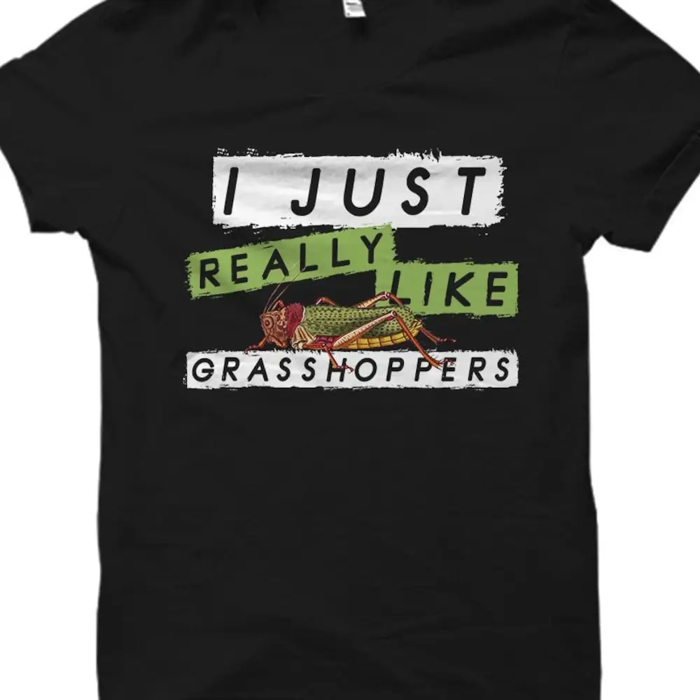 Grasshopper T Shirt Insect Nature Lover Biology Entomology