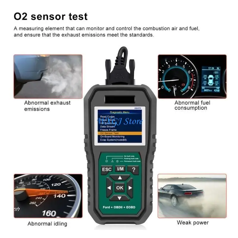 

37JE OBD2 Scanner Auto Diagnostic Scanner Detector Multi-functional Vehicle Scan Tool