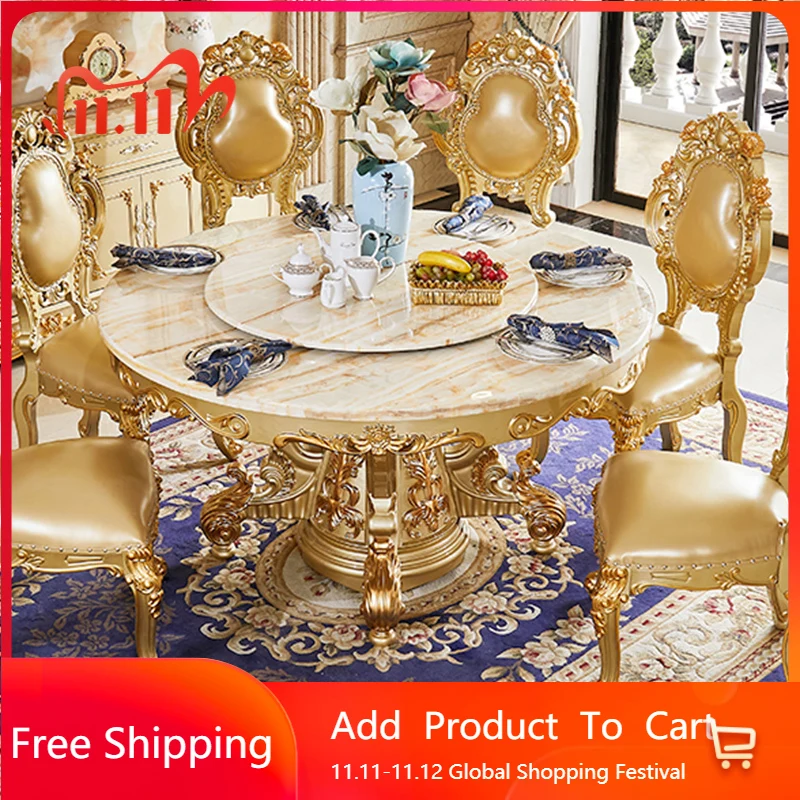 

Скандинавские мраморные деревянные обеденные столы, стулья, современный дизайн, обеденные столы для гостиной, круглые дизайнерские мебель для отелей Mesas De Jantar