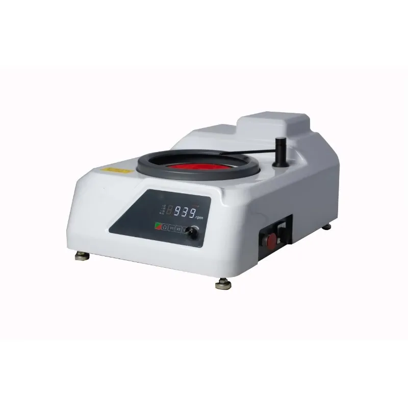 Professional Infinite Speed Grinding Polisher Double Disc with Water Cooling for Material Testing