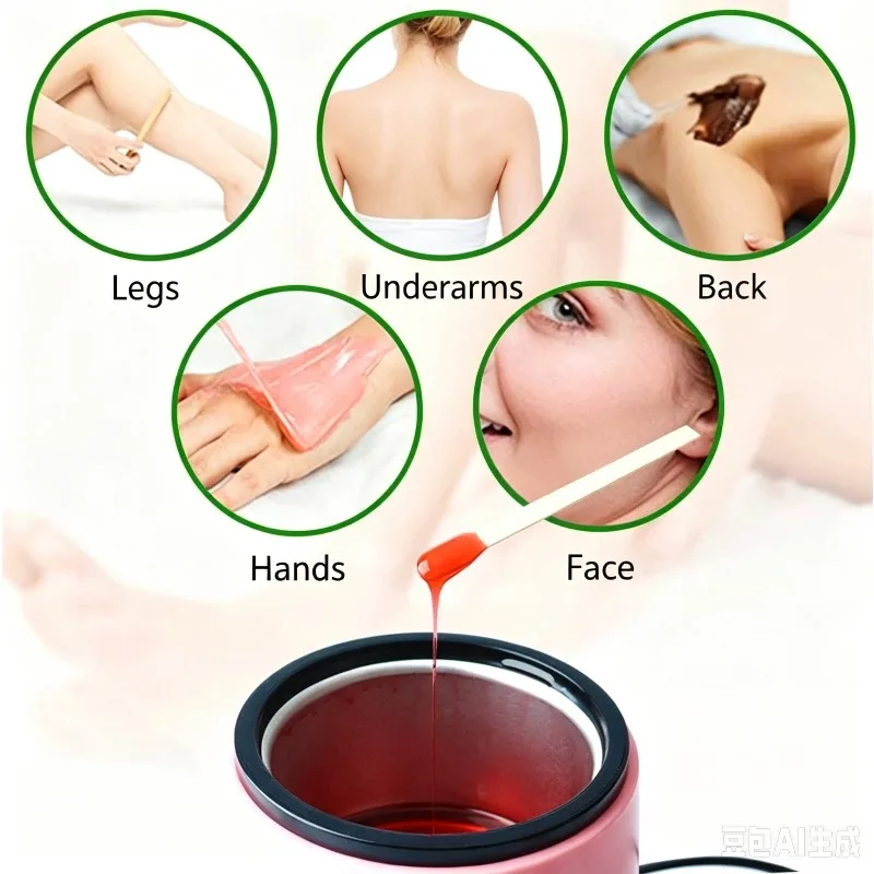 Disposable Beeswax Stick for Hair Removal Wax Paper for Waxing Waxing and Eyebrow Trimming Wooden Stick with 88mm Pointed Tip