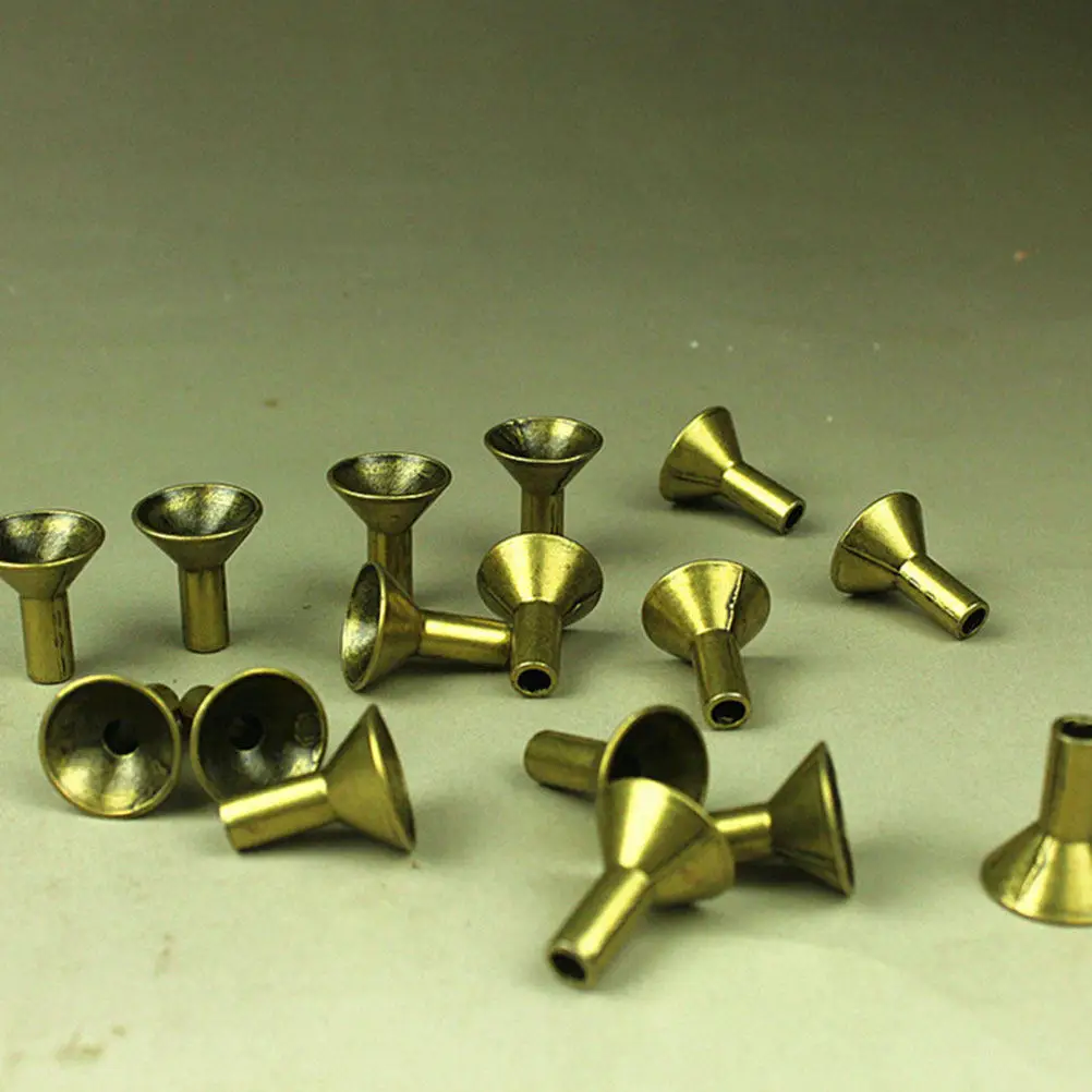 6Pcs Premium Copper Filter Censer Holder for Backflow Incense Burner Vivid Craftsmanship Smooth Surface All Size Incense