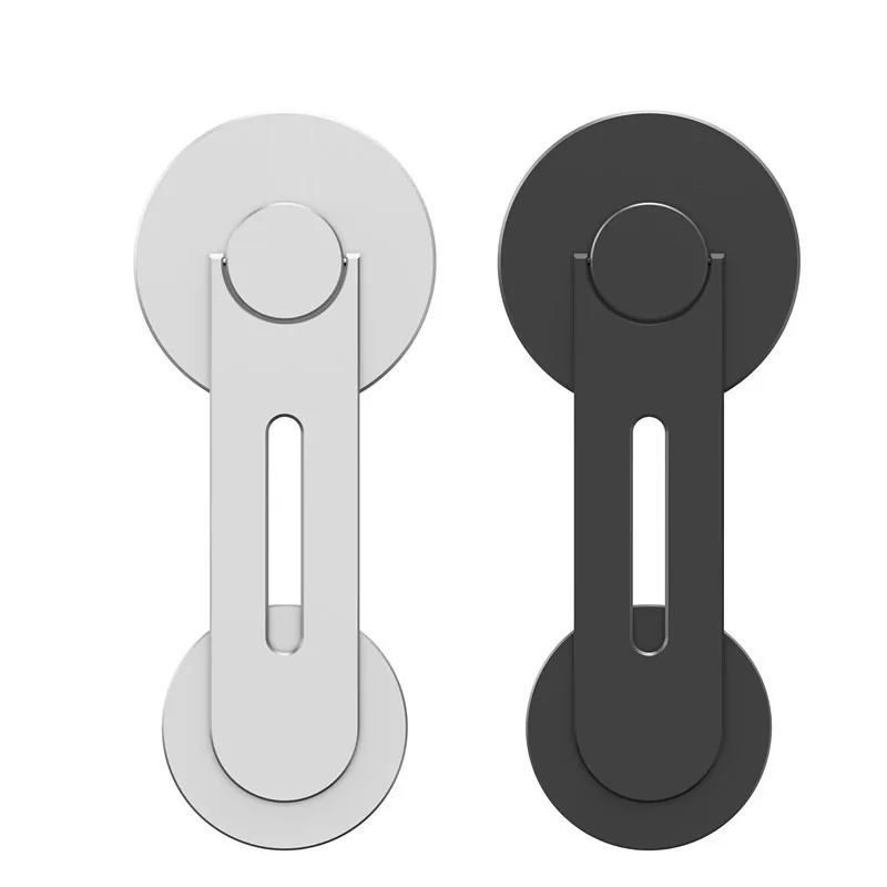 자기 접착식 180도 회전 마그네틱 슬림 폰 홀더 노트북 차량용 서스펜션 스크린 마그세이프 아이폰 16 15 14 13 12용