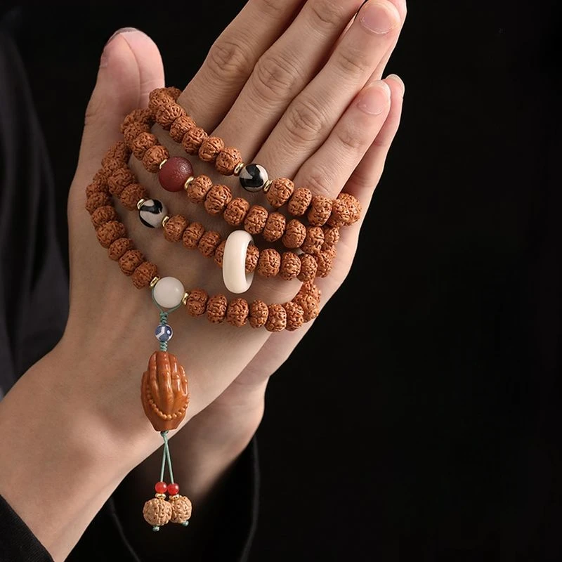 

Small Jingang Bodhi Bracelet Buddhist Buddha Meditation Beads Necklace Boutique Natural Bodhi Prayer Beads Bracelet Female