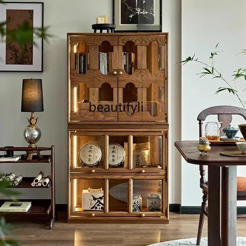 M182 107French retro, TV cabinet, bookcase, dining side, combination, living room, balcony, tea room, locker