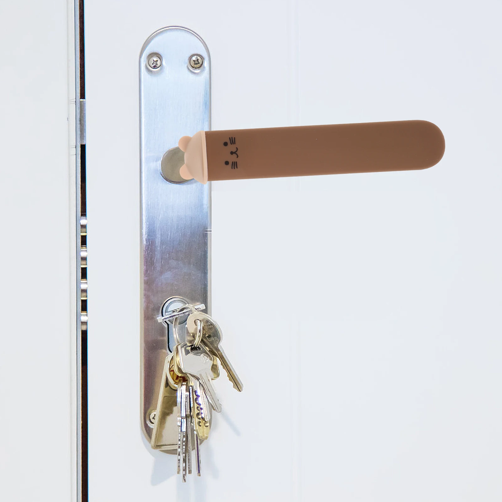 

Door Handle Protectors First Cute Covers Silicone Sleeve Cat Knob