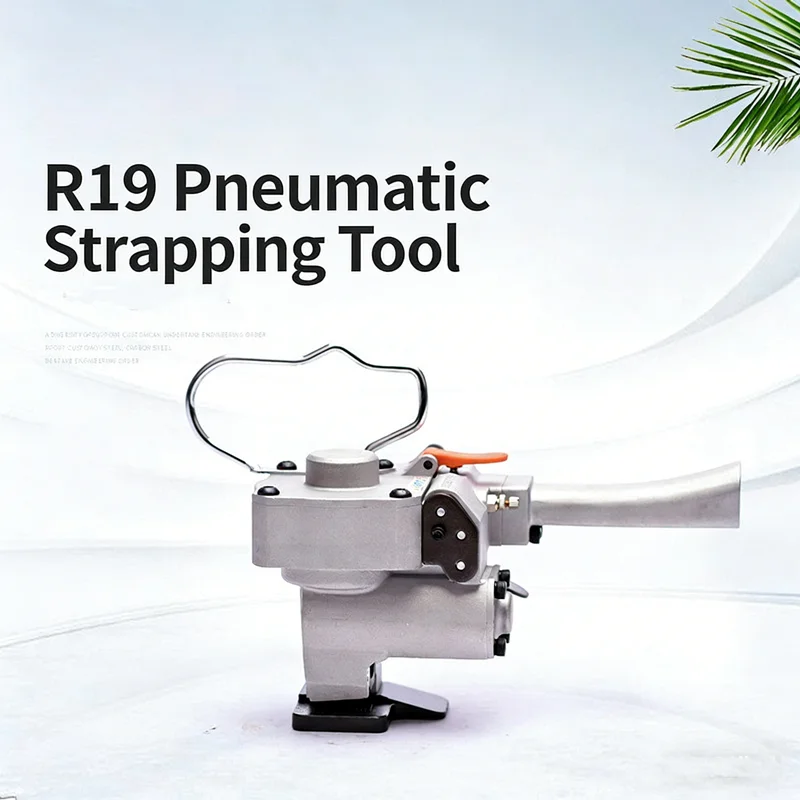 R19 Pneumatic PET Strap Welder - Lightweight 2.2kg Baler for Grains, Hay & Construction Materials