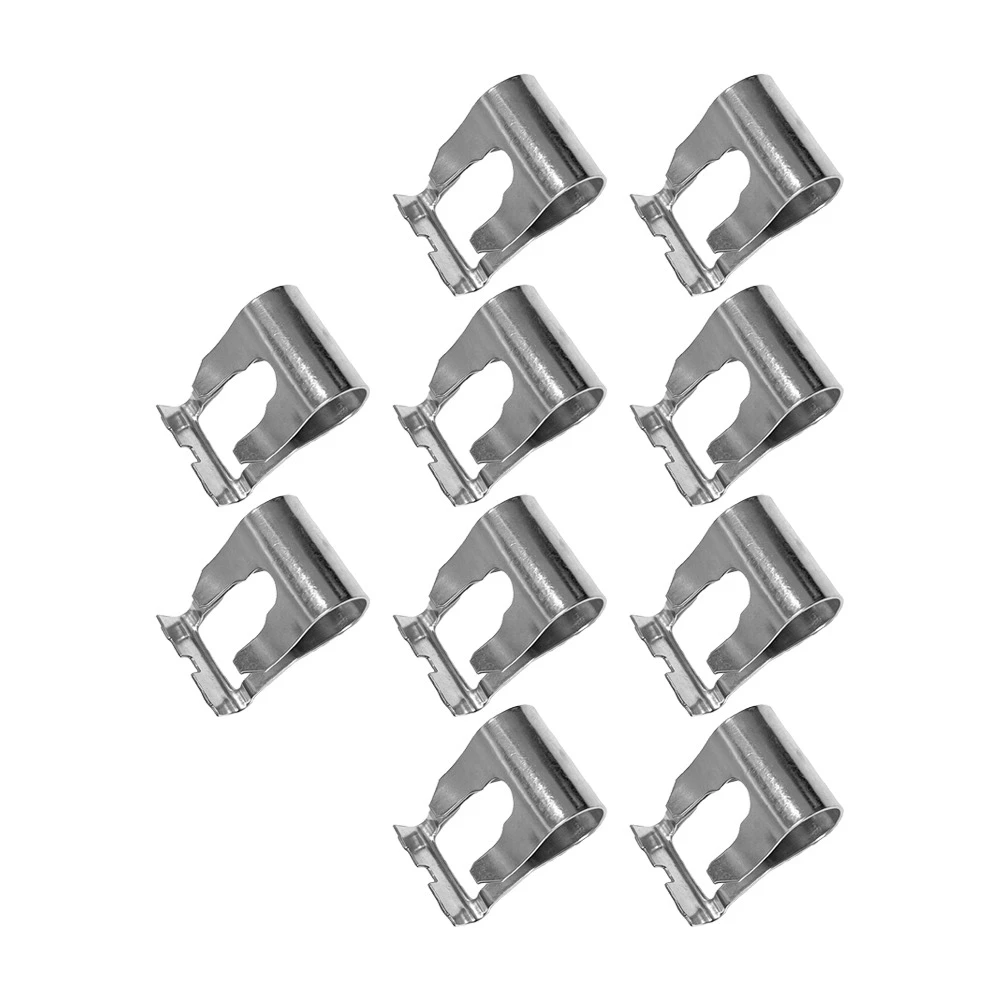 10Pcs Universal Car Windscreen Wiper Link Linkage Rods Repair Clip Spring Metal Linkage Repair Clips for Most Cars Repair Clamp