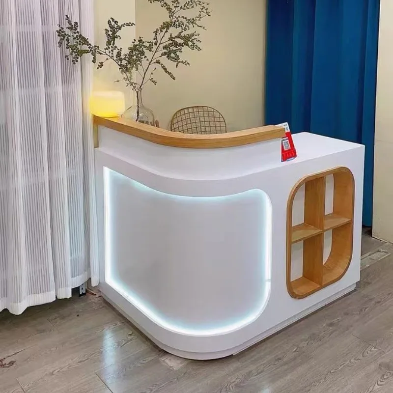 

Universal Vintage Reception Desks Professional Room Decor Beauty Safe Reception Desks Save Space Bureau Lounge Suite Furniture