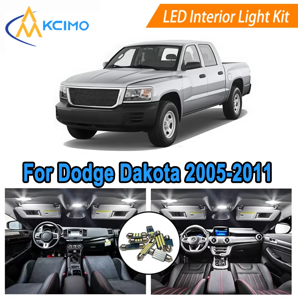 

Dome Light Bulb For Dodge Dakota (2005-2011) Interior Lights Replacement Map Door Lights Bright White/Blue Easy Installation​