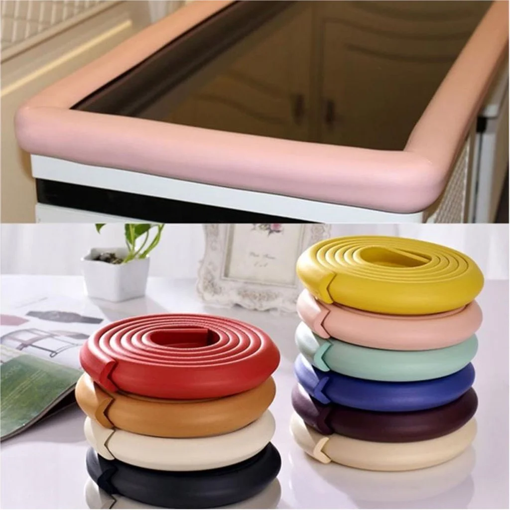 Children Anti Collision Strip Adhesive Anti Collision Furniture Table Corner Protection Strip Soft Furniture Protection Strip