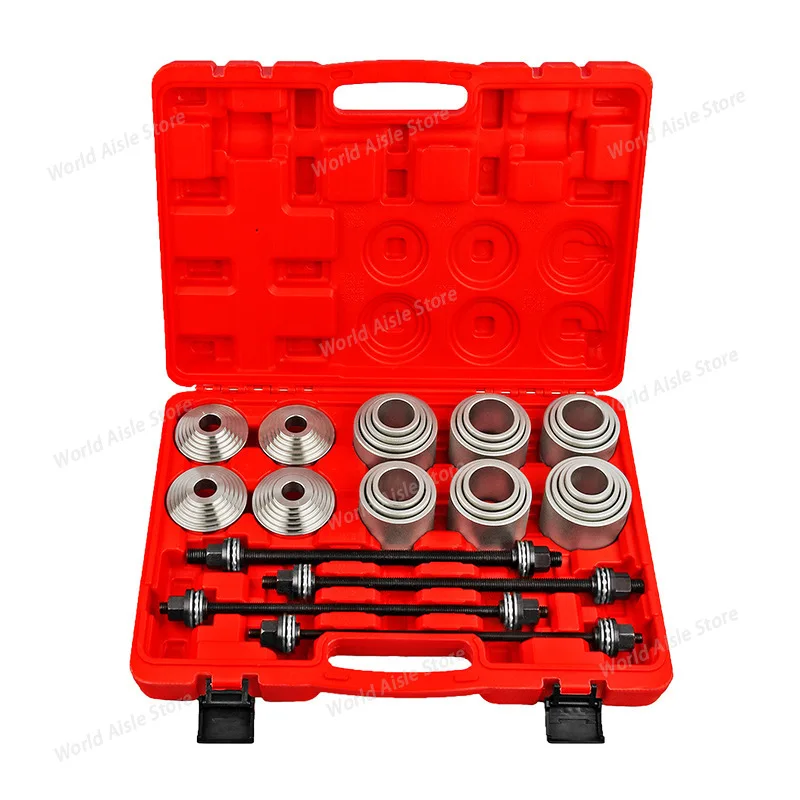 Automotive Bushing Removal/Installation Tool Kit - For Rear Axle, Lower Arm Rubber and Metal Bushings