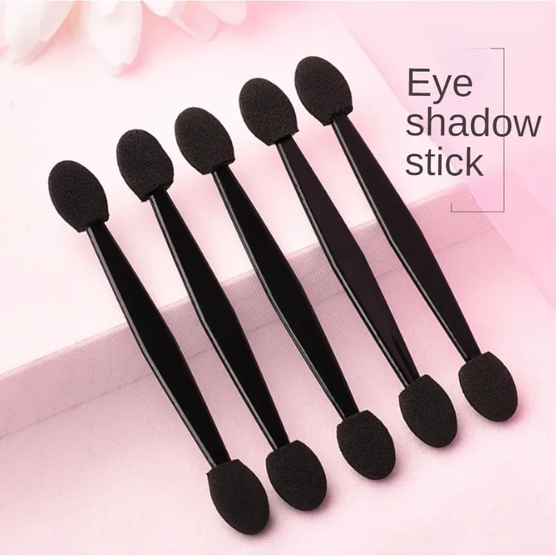 50 Disposable Double Head Sponge Eye Shadow Stick Makeup Tool