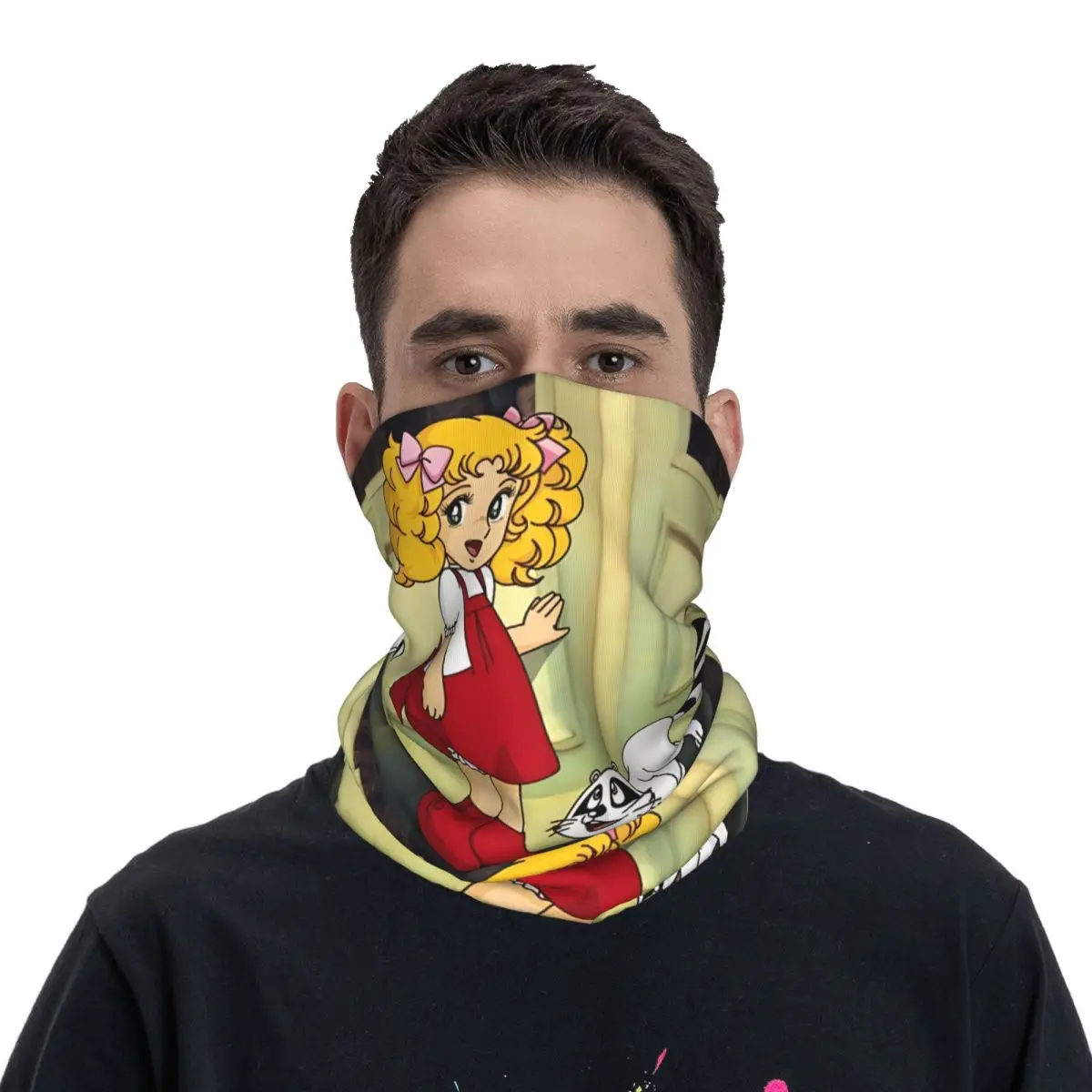 Süßigkeiten Süßigkeiten Stirnband Hals Fahrrad Rohr Schal Bandana Gamasche alle Jahreszeiten Unisex