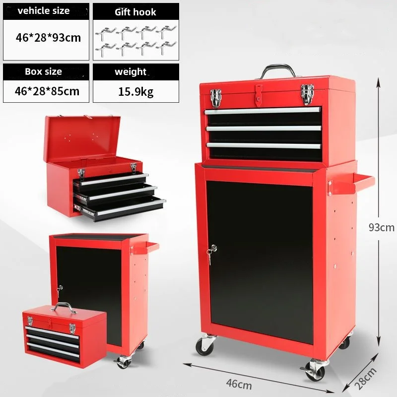 Maintenance Tool Cabinet Thickened Multilayer Storage Cabinet Automotive Maintenance Parts Storage Rack Manual Tool Cabinet