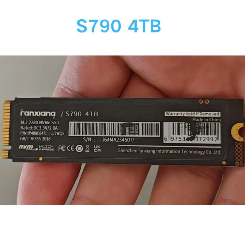 Second hand test OK S790 4TB Solid State Drive