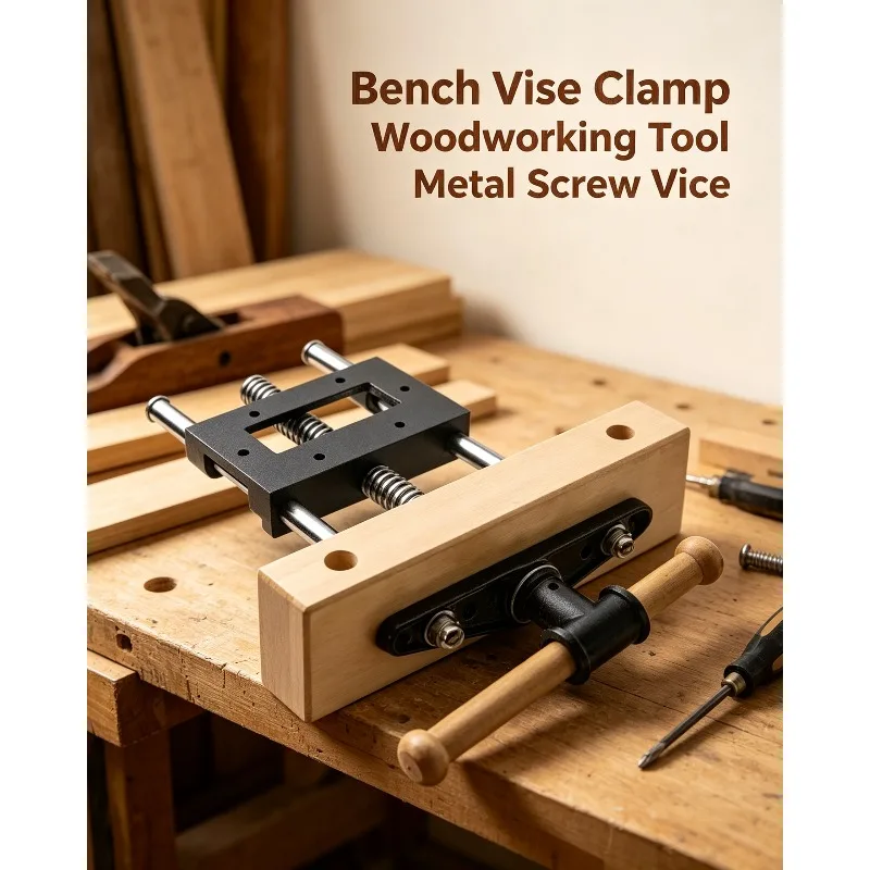 1Pc MC01044 10.5In Cast Iron Woodworking Bench Vise Table Clamp For Household Metal Wood Clamping Work Spare Part