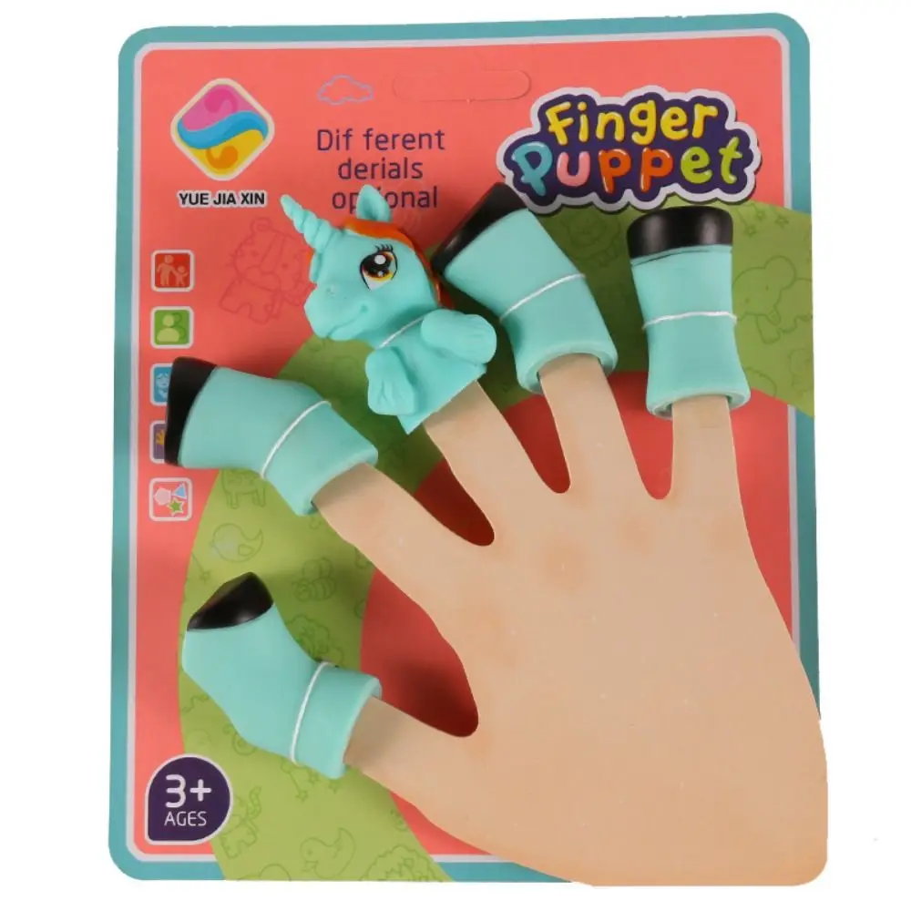 Baby Finger Puppets Cartoon Toys Kawaii Puzzle Action Figures Finger Dolls Children's Gifts