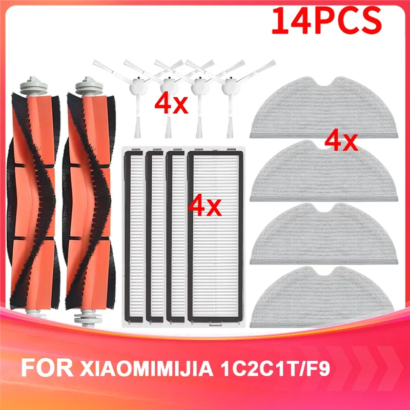 Promozione! Il kit di accessori per scopa aspirapolvere include spazzole principali e laterali include filtro HEPA, spazzole principali e laterali