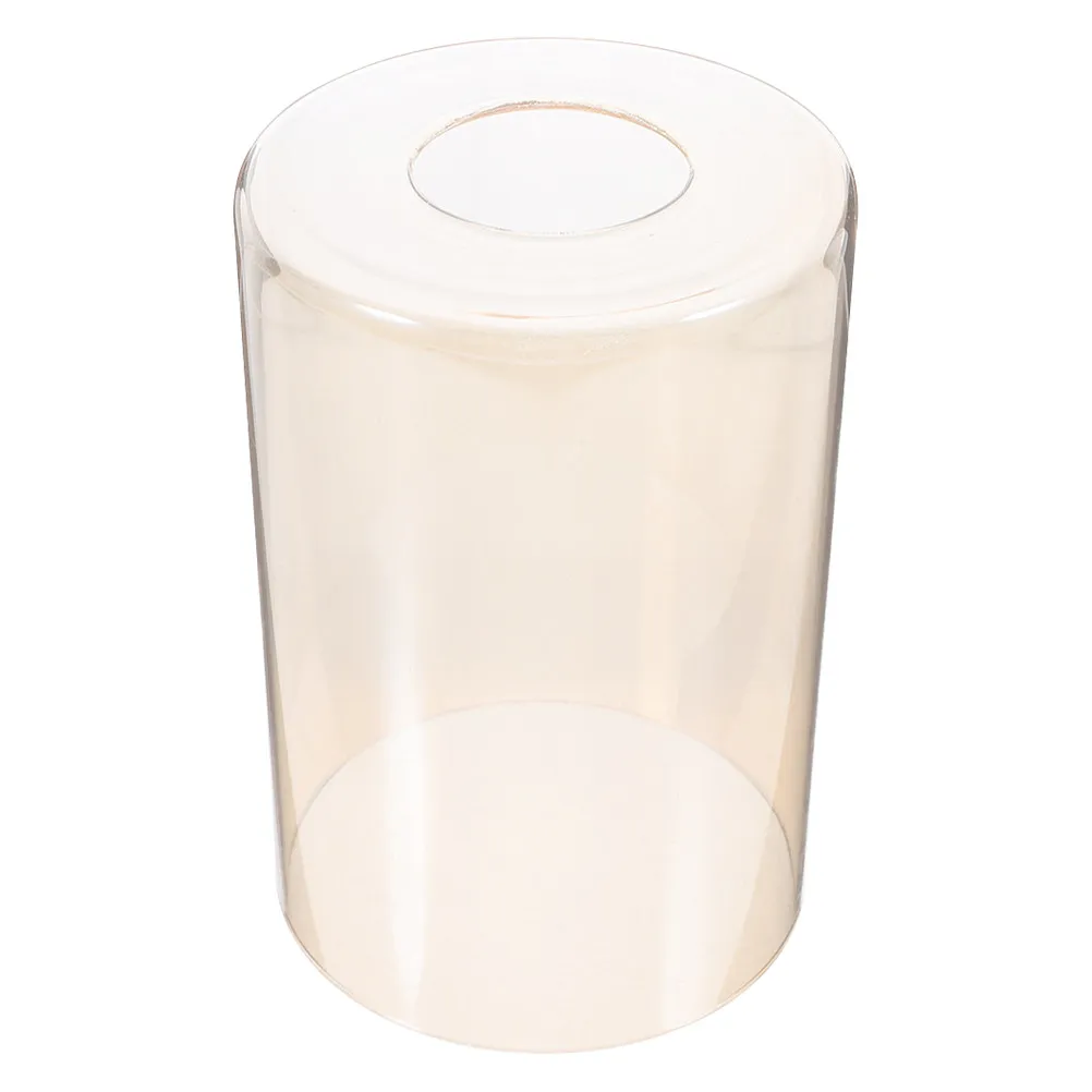 

Декоративный сменный стеклянный плафон в деревенском стиле, янтарного цвета, маленький цилиндрический, для подвесных светильников, люстр и настенных бра