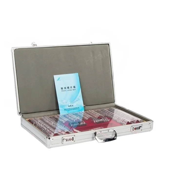 

Optometry insert box 266 metal ring optometry large aperture aluminum with lock certificate optometry lens