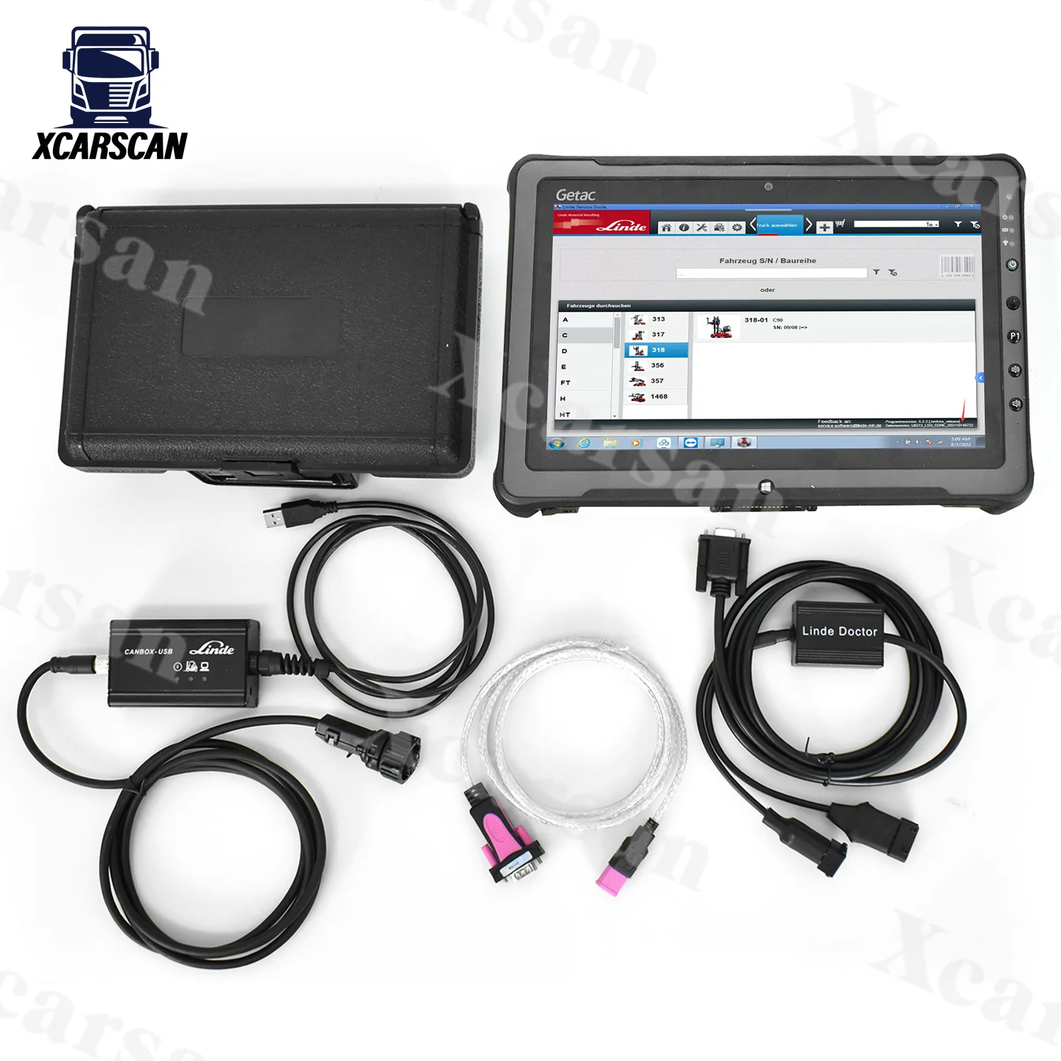 Getac F110 Tablet For LINDE LTD2 LSG Linde Canbox Doctor Diagnostic Tool For Pathfinder Software LINDE Forklift scanner Tool