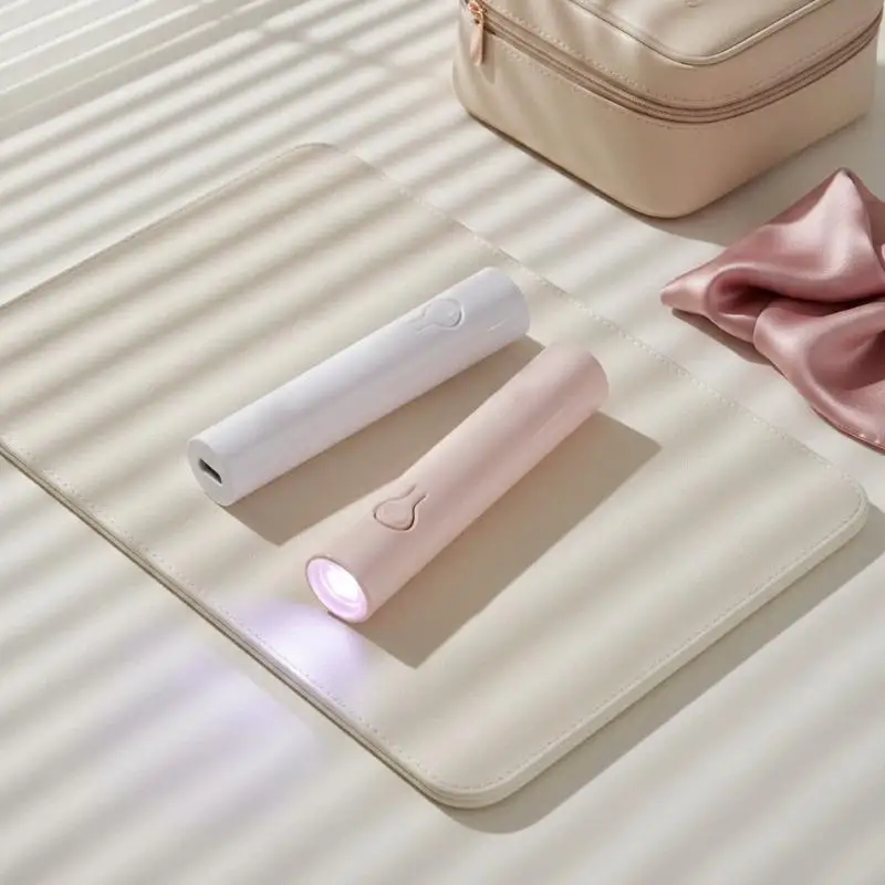 Rechargeable Mini Pen UV LED Nail Lamp 1 Set Handheld Portable Curing Light for Professional Nail Salon Daily Home Use