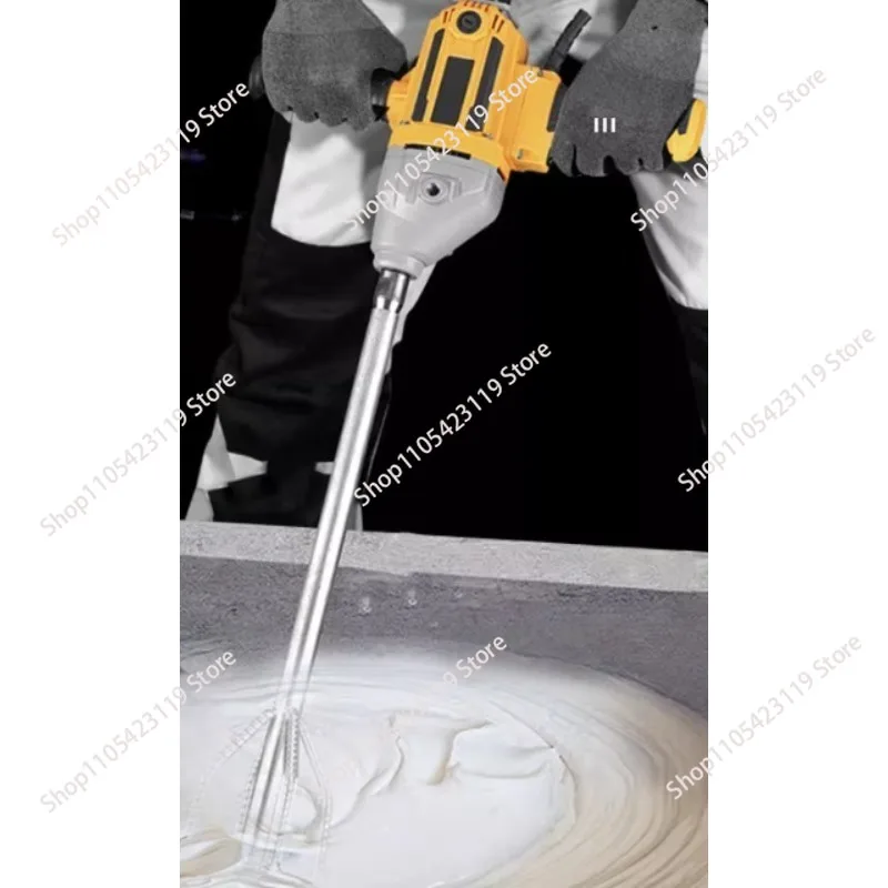 High Power Electric Mortar Mixer Industrial Grade & DIY Grade Paint Putty Powder Cement Slurry Concrete Plaster
