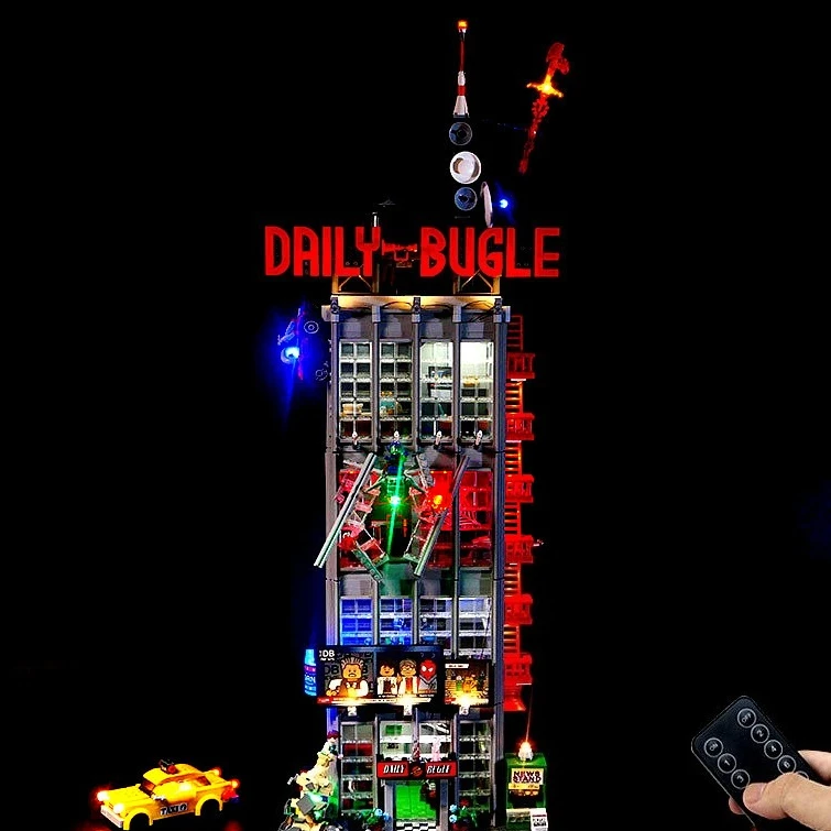 

Набор светодиодного освещения, подходящий для LEGO Daily Bugle 76178, строительные блоки, игрушки-лампа «сделай сам» (модельные кирпичи в комплект не входят)