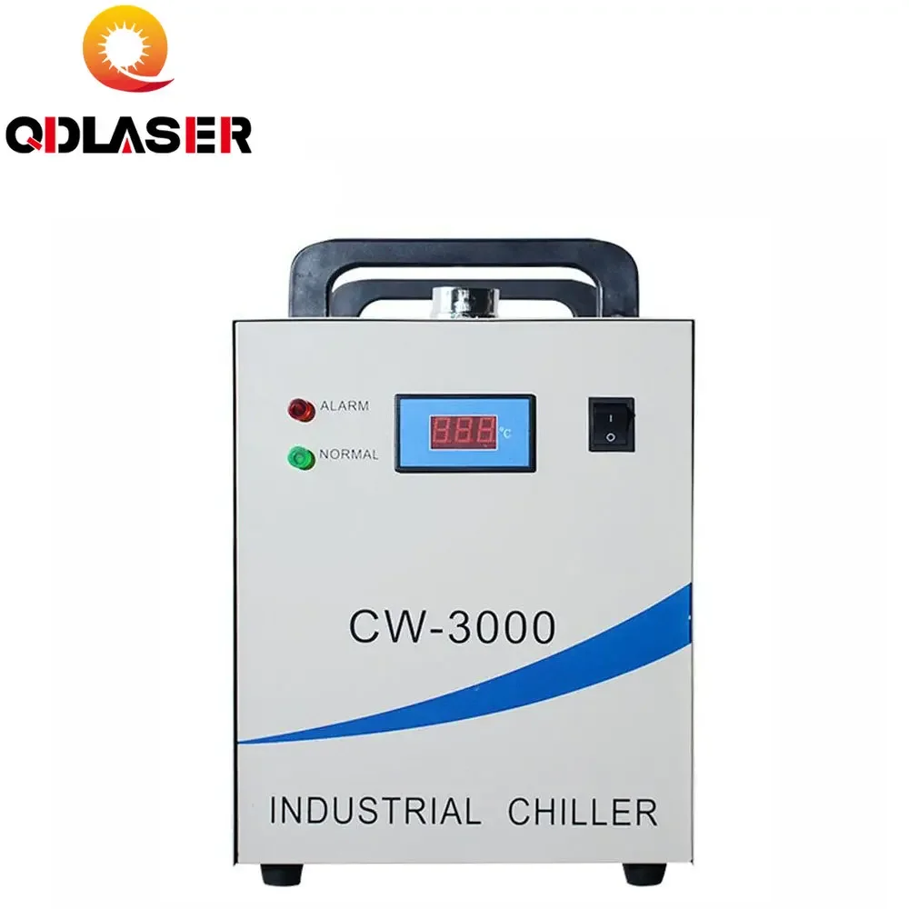 

QDLASER CW-3000AG Co2-лазерный охладитель воды для охлаждения одной лазерной трубки мощностью 80 Вт