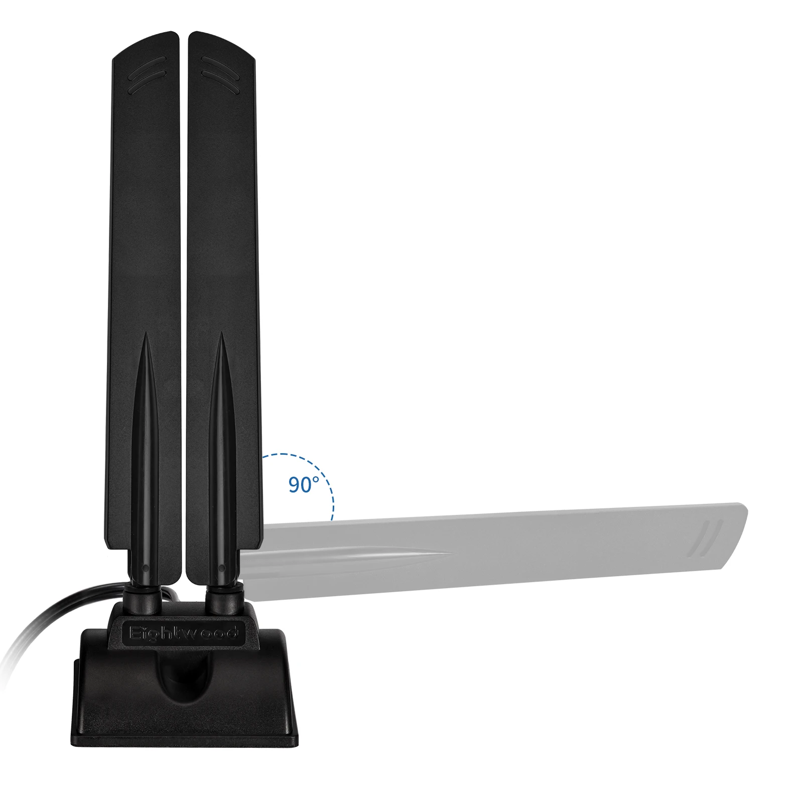 Superbat WiFi 6E Tri-Band 6GHz 5GHz 2,4GHz RP-SMA antena Base de montaje magnético para PC de escritorio placa base Wukong Game PC