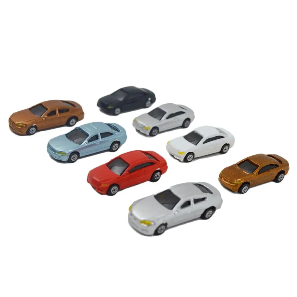 Scale 1:200 Model Car Miniature Scene Layout Material Kids Toys Vehicle For Diy Sand Table Landscape Diorama Kits 100pcs