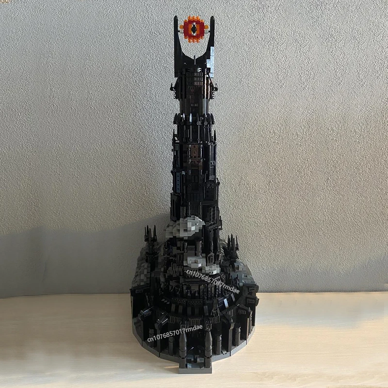 5996PCS Moc Famous rings Movie Architecture dark tower fortress of Sauron Barad-dur Ultimate Collection creative Toy Gift Blocks