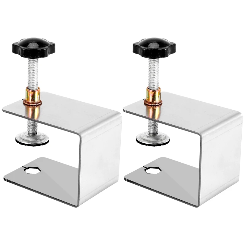 

New 2Pcs Woodworking Jig Cabinet Tool Home Furniture Accessories Steel Drawer Front Installation Clamps Drawer Panel Clips