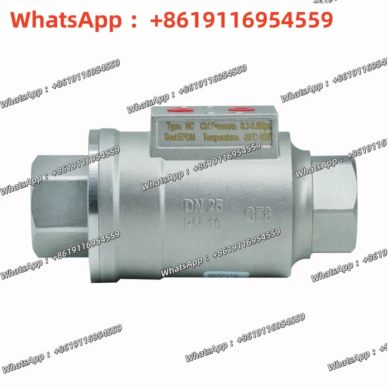 304 stainless steel pneumatic control shuttle valve, stainless steel coaxial pneumatic valve