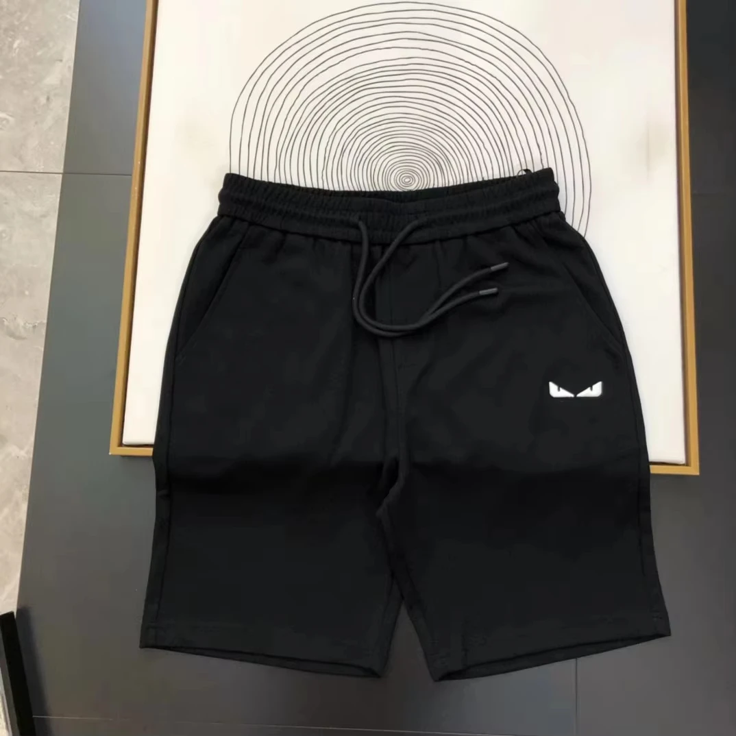 

2025 Summer European Trend Brand New Men's and Women's Little Monster Shorts Fashionable Cotton Loose Casual Shorts