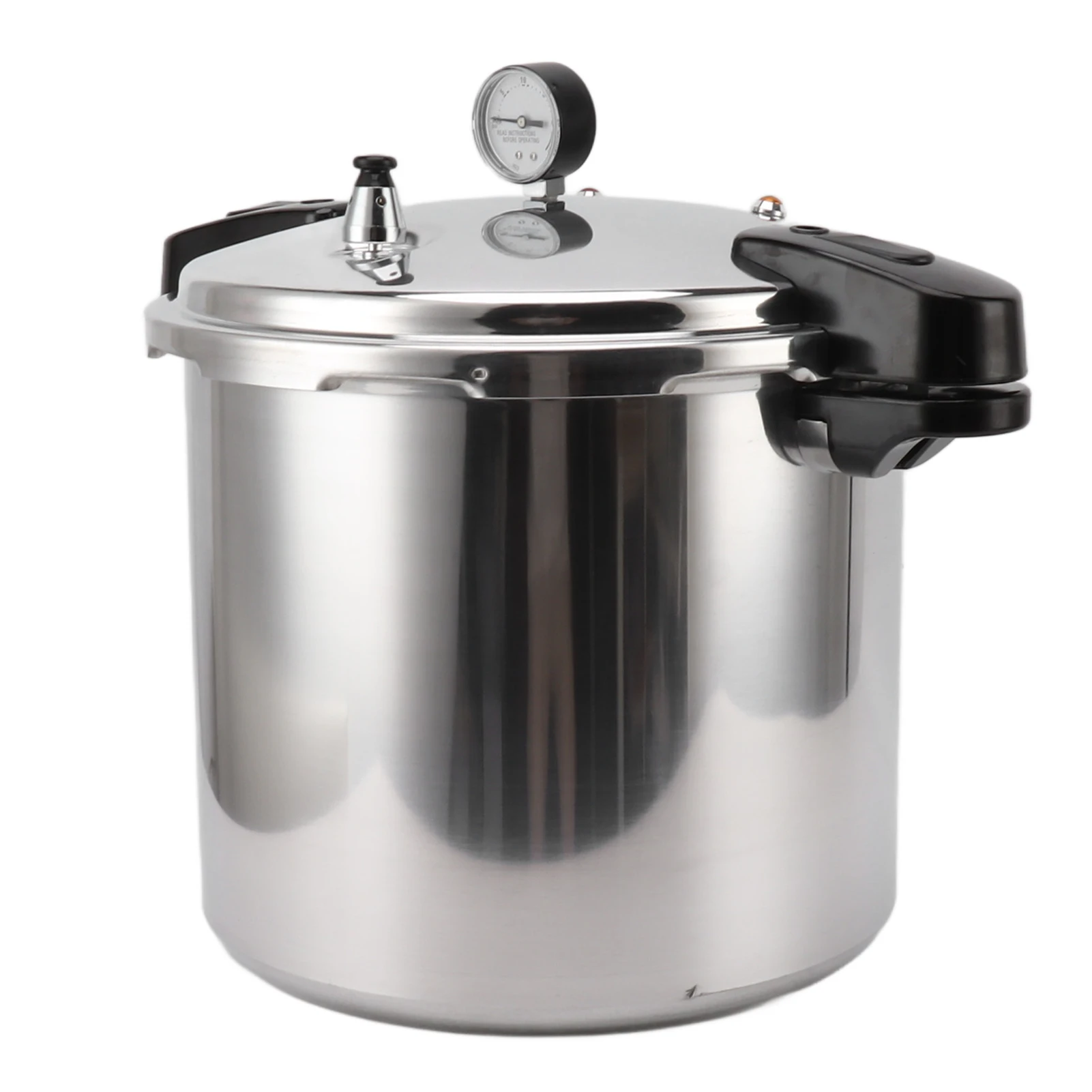 32cm Pressure Cooker Large Capacity Aluminium Alloy Canner with Pressure Gage ​for Gas Stove Flat Top Stove Pressure Canner