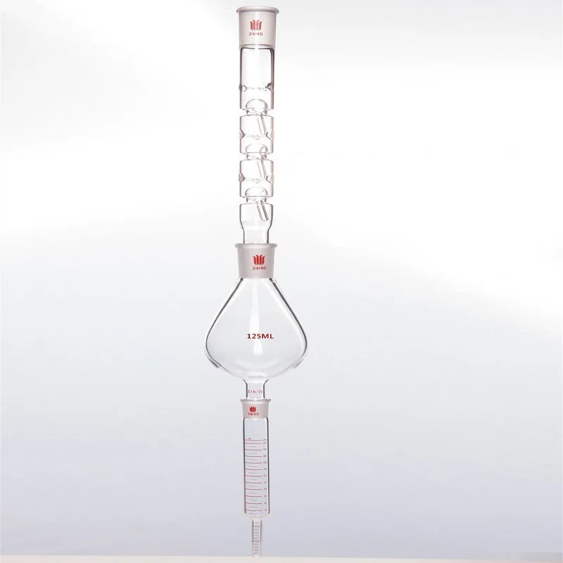 SYNTHWARE KD distillation unit, Kuderna Danish Distillation Unit, Complete equipment, Borosilicate glass, KD