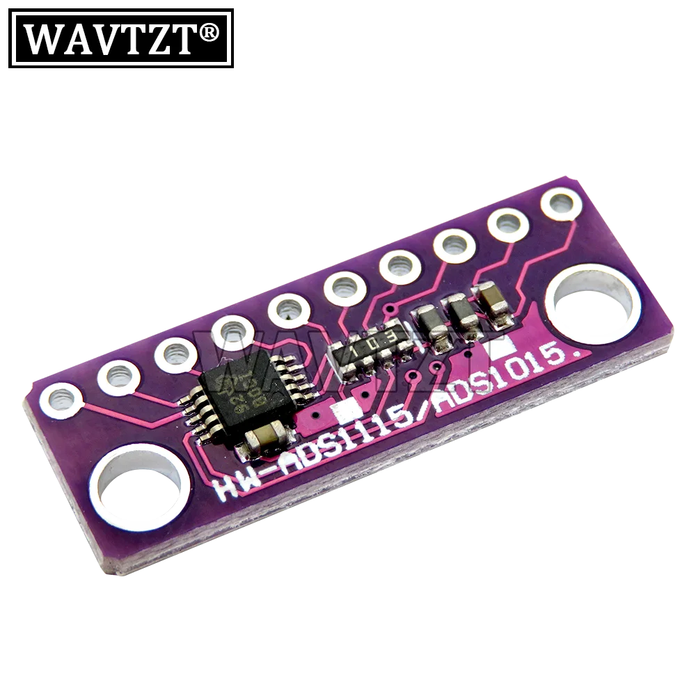 WAVTZT ADS1115 16-Bit ADCs 4-Channel Analog-to-Digital Ad Conversion Module Adjustable