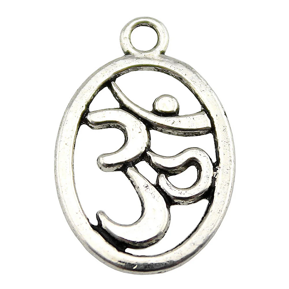 Bag Charm Om Charms Accessories For Jewelry 22x14mm 20pcs