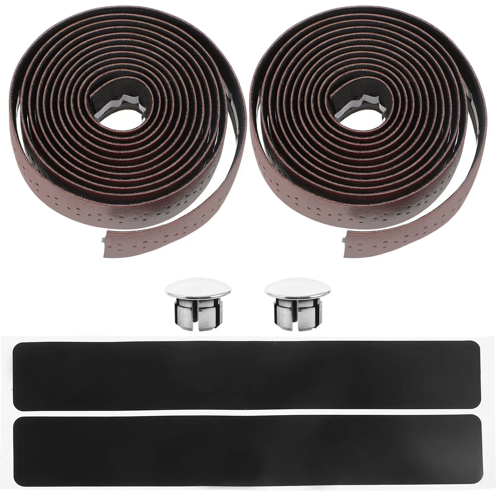 AliExpress Vorcool Brown Handlebar Tape Non-slip Easy Install Lightweight Metal PU Tapes Cycling Bar Tape Road Bike Handlebelt Anti-skid