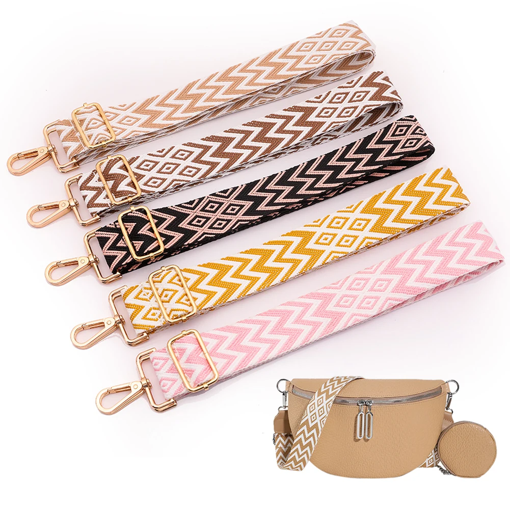 Handbag Straps for Crossbody Adjustable Bag Accessories Belt For Bag Women\'s Nylon Wide Shoulder Bag Replacement Chain Bag Strap